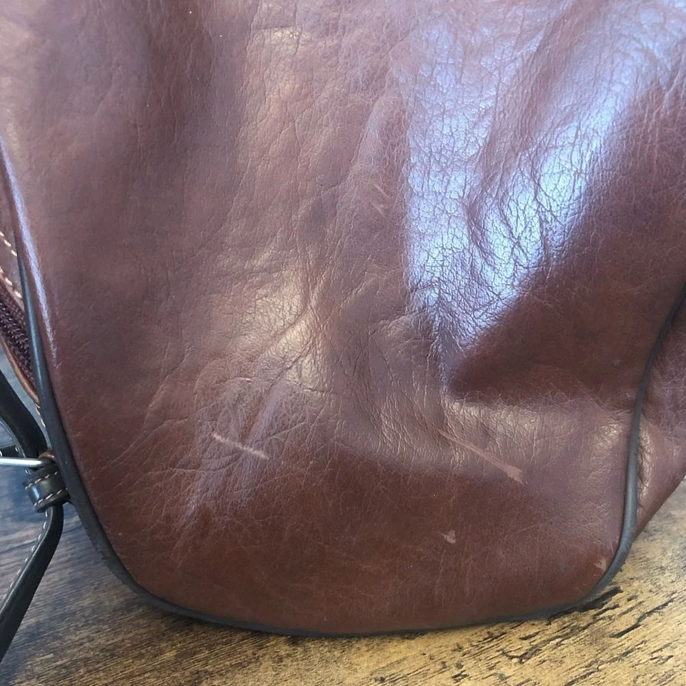 Mouflon Faux leather Backpack - tan/dark brown - Picture 11 of 11